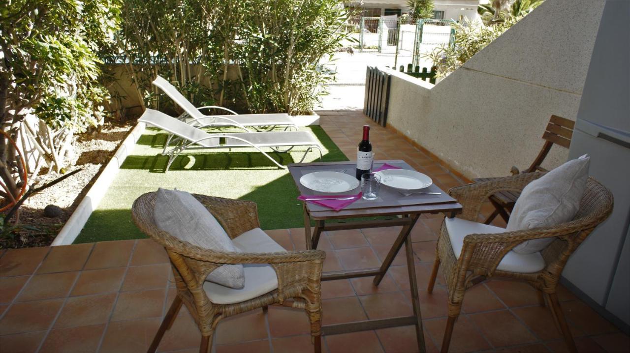 Apartmán Apartamento Con Jardin Y Piscina En El Balancon El Médano Exteriér fotografie